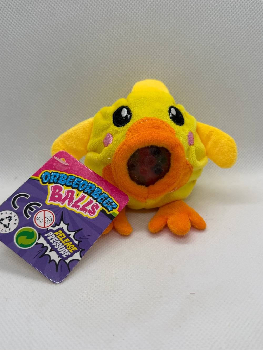 Yellow Chick Orbeeorbeez squishy
